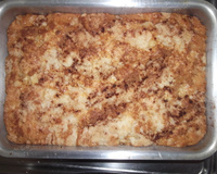 Torta de banana com farofa
