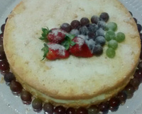 Naked cake com brigadeiros e frutas