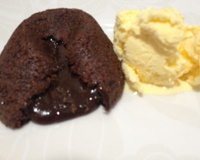 Petit gâteau de creme de avelã perfeito