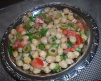 Salada de grão-de-bico