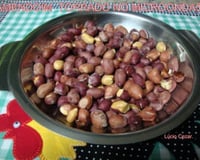 Amendoim torrado no micro-ondas