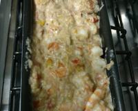 Salmão com molho de camarão