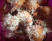 Bolinho frito de leite condensado