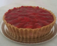 Torta gelada de morango