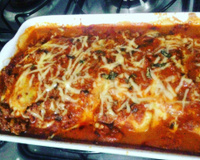 Lasanha de berinjela saborosa