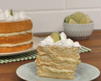 Naked cake de limão