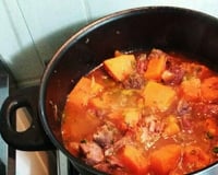 Carne seca com abóbora