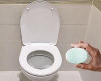 Jogar sabonete em barra no vaso sanitário reduz os odores? Aqui está uma maneira mais fácil de obter um aroma agradável sem correr o risco de entupir os canos!