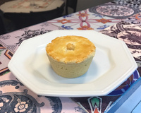 Torta de frango com massa podre diferente