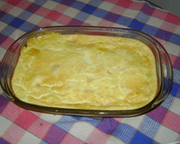 Torta de camarão cremosa