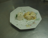 Filé de tilápia gratinado