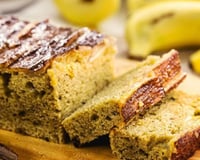 Bolo de banana com farinha de aveia integral na airfryer