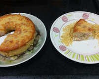 Bolo de arroz cozido