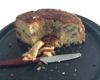 Bolo de banana fácil e sem leite