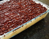 Pavê Natalino de Maracujá com Panetone