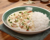 Frango com creme de batata