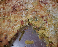 Quiche de alho poró
