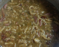 Dobradinha com feijão branco à moda brasileira