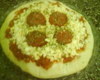 Massa de pizza fofinha