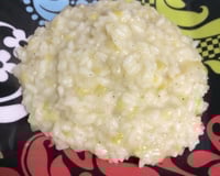 Risoto de alho poró