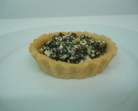 Mini quiche de escarola e Coalhada