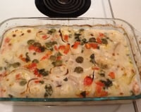 Filé de Tilápia no forno