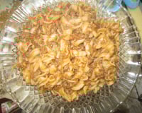 Macarrão com carne moída