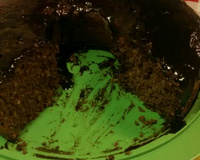 Bolo de chocolate integral com cobertura