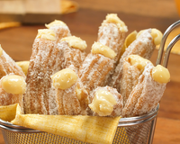 Churros recheado de leite ninho 