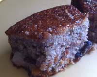 Bolo de banana aveia e granola