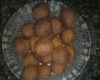 Bolinho de arroz com sardinha