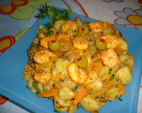 Salada de Camarão à minha Moda