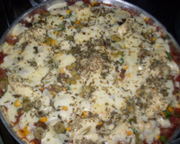 Pizza deliciosa (recheio de carne seca opcional)