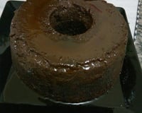 Bolo pudim de chocolate