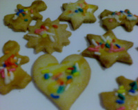 Biscoitos divertidos amanteigados