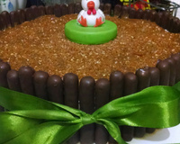 Torta crocante de doce de leite
