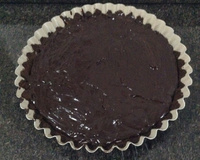 Torta de danoninho com ganache de chocolate