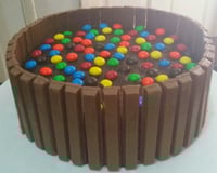 Bolo de Kit Kat à minha moda