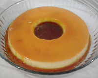 Pudim de leite condensado com coco