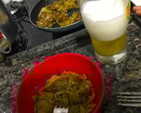 Aperitivo de fígado de galinha