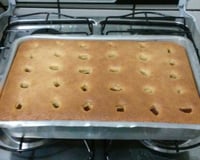 Bolo de fubá com goiabada