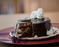 Bolo de chocolate para aniversário