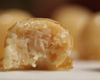 Bala de coco caramelizada fácil