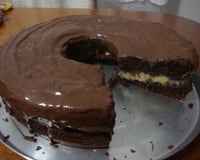 Pão de mel com recheio de doce de leite