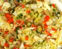 Salada de repolho com maionese