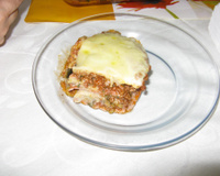 Minha lasanha de berinjela