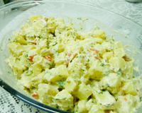 Salada de batatas com maionese