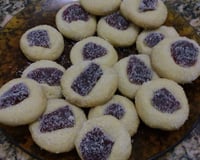 Bolacha amanteigada com goiabada