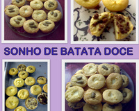 Sonhos de batata doce do Lúcio Cezar