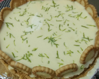 Torta de limão com chocolate branco